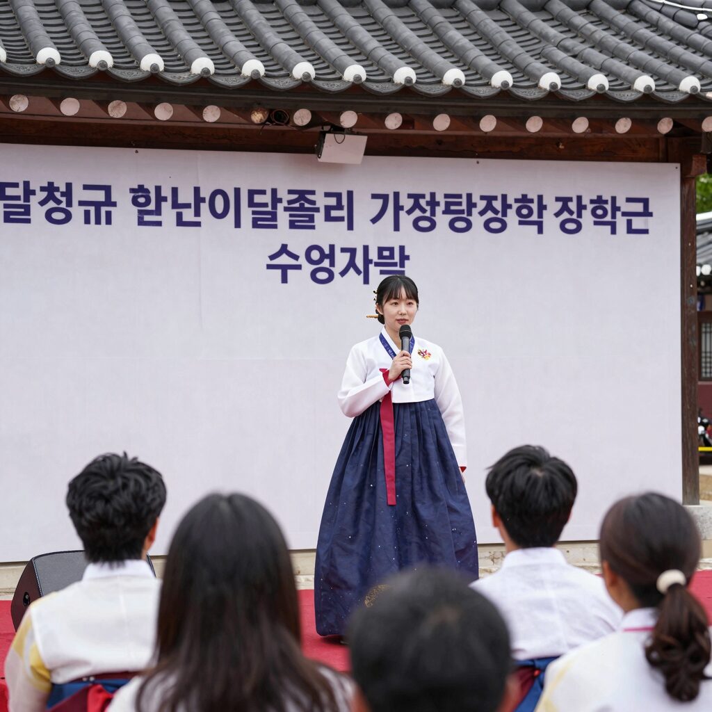 달성군 북한이탈주민 가정 특별장학생 장학금 수여식 이미지