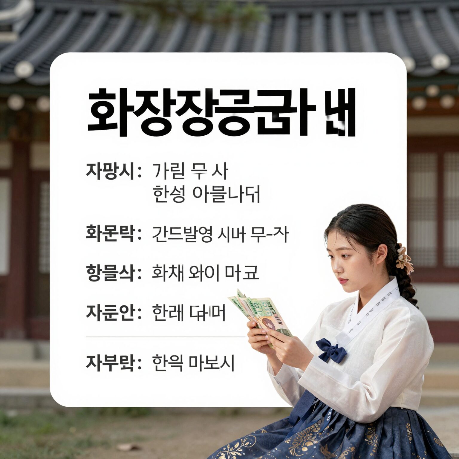화장장려금 지원 안내 문서와 현금 이미지