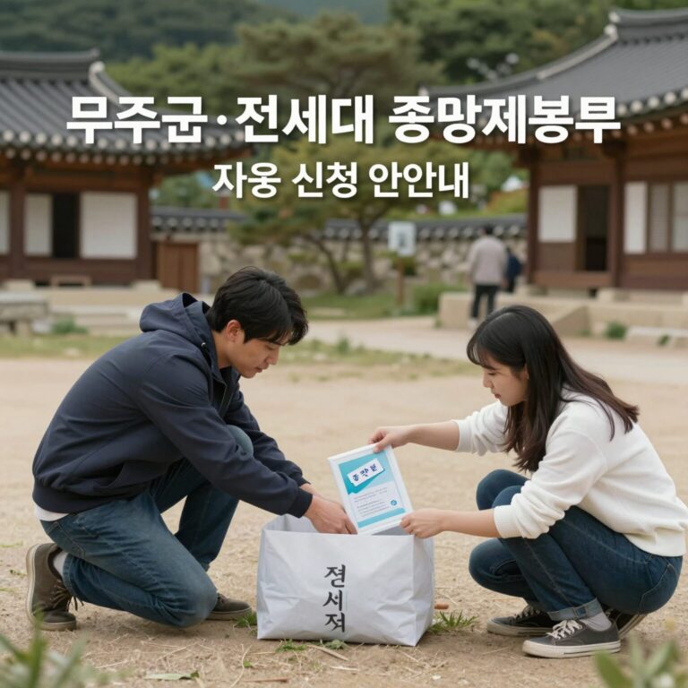 무주군 전입세대 종량제봉투 지원 신청 안내 이미지