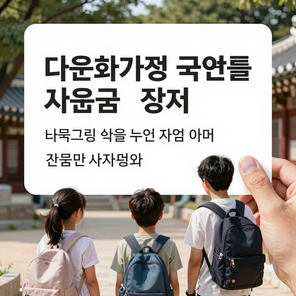 다문화가족 국적취득자 지원금 상품권 이미지