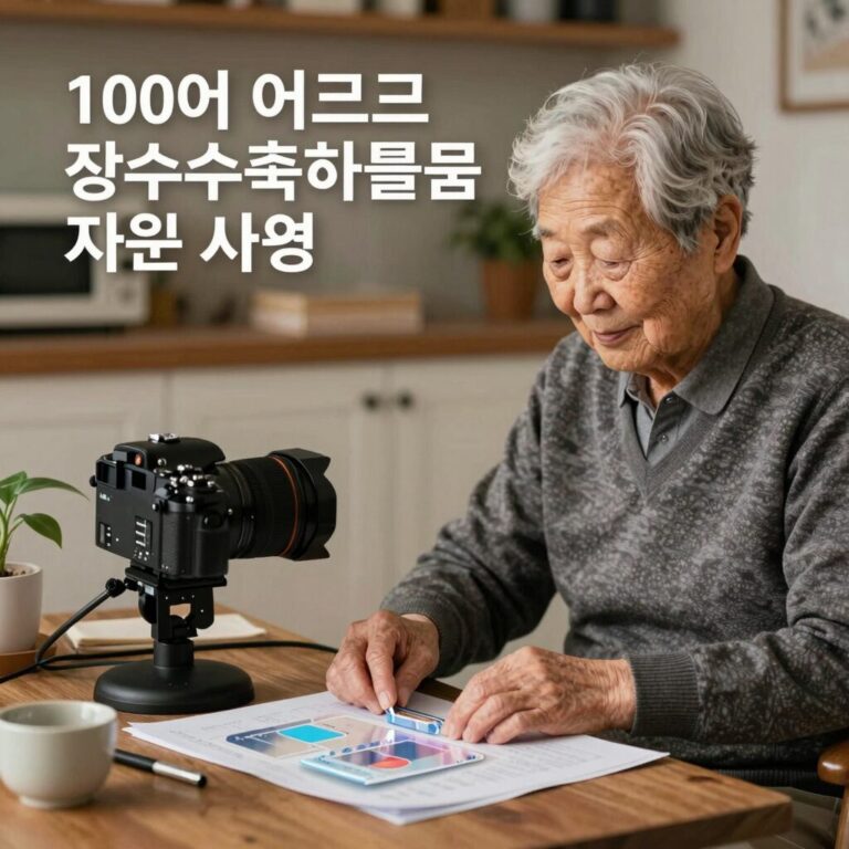 100세 어르신 장수축하물품 지원 사업 안내 이미지