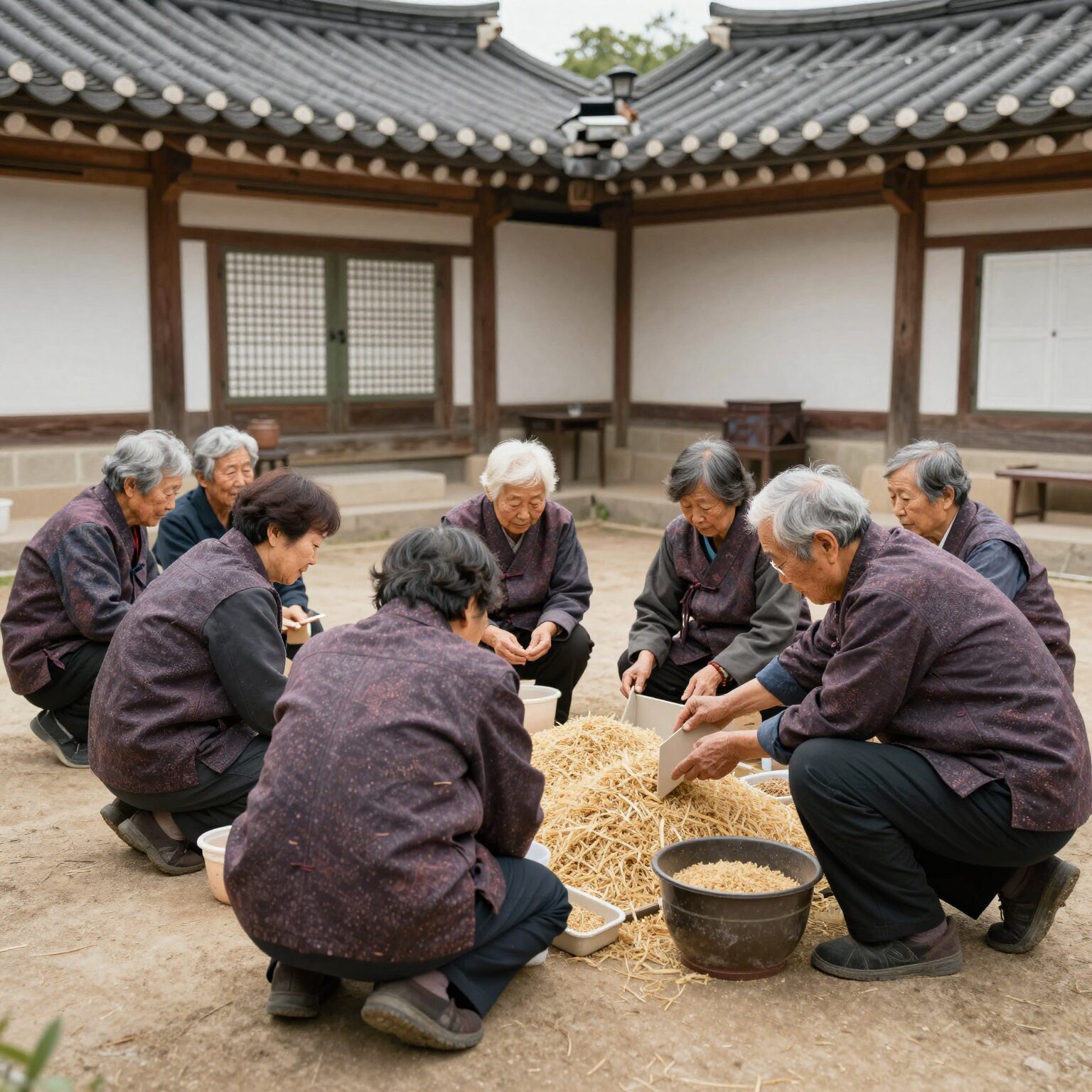 경로당 냉난방비와 양곡비 지원 받는 어르신들과 시설 모습