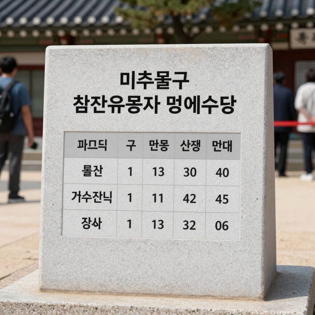 미추홀구 참전유공자 명예수당 신청 안내 이미지
