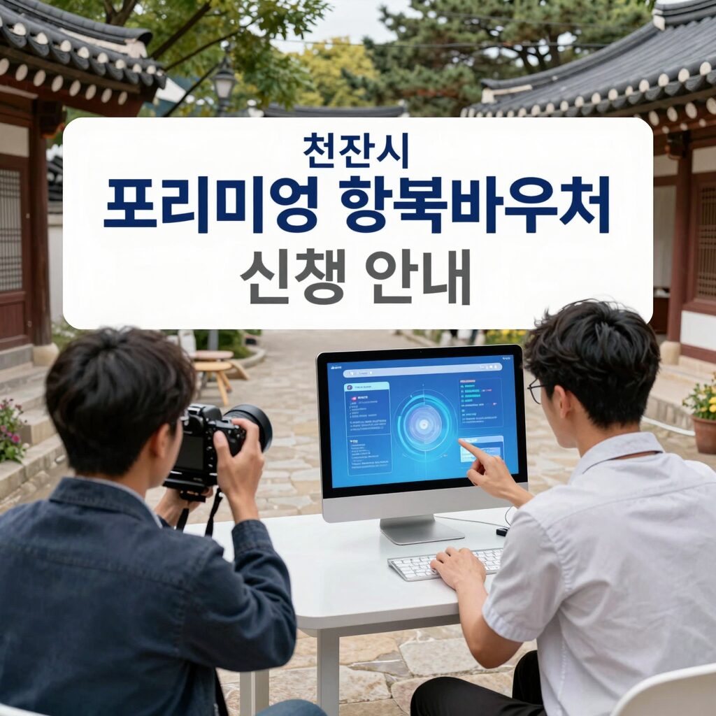 천안시 프리미엄 행복바우처 신청 안내 이미지