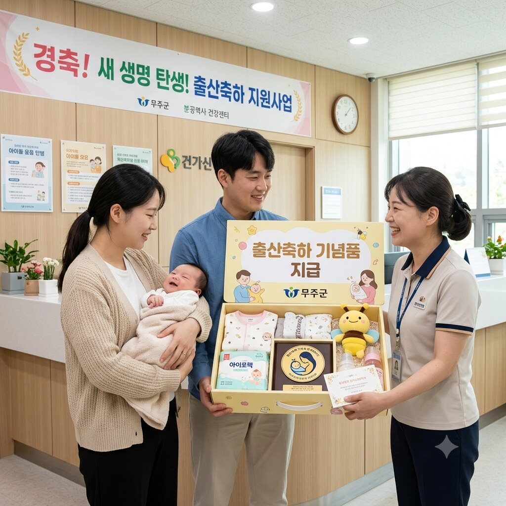 출산축하 기념품 지급