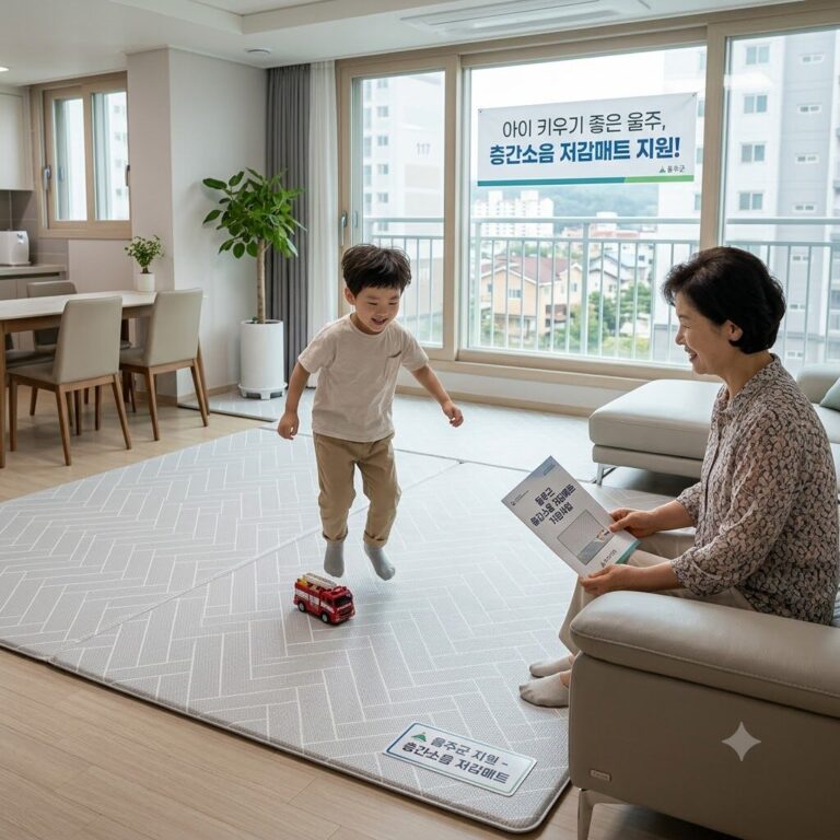 층간소음 저감매트