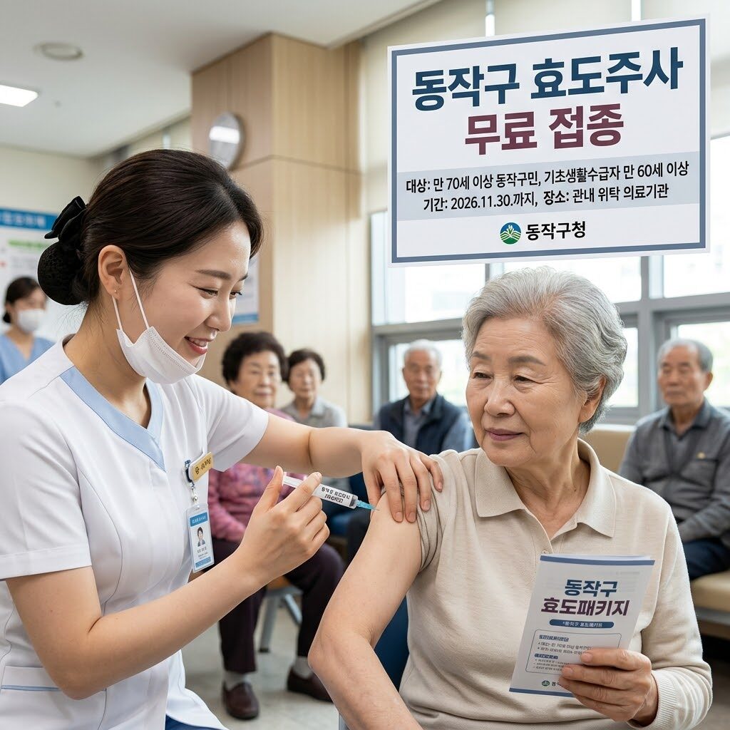 동작구 효도 주사 무료 접종