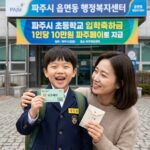 파주시 입학축하금 10만원 신청법 파주시 입학축하금
