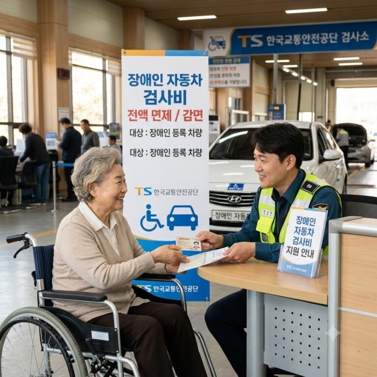 장애인 자동차 검사비 지원