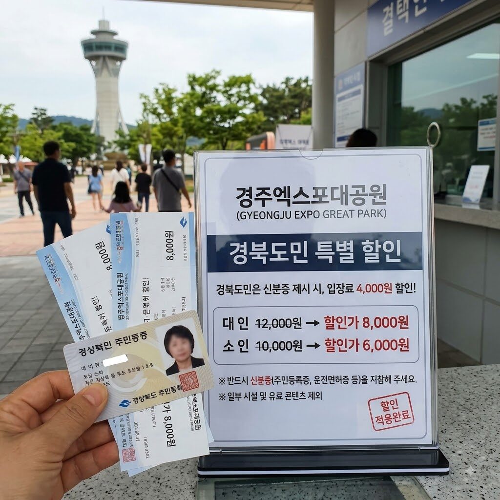 경주엑스포대공원 경북도민 할인