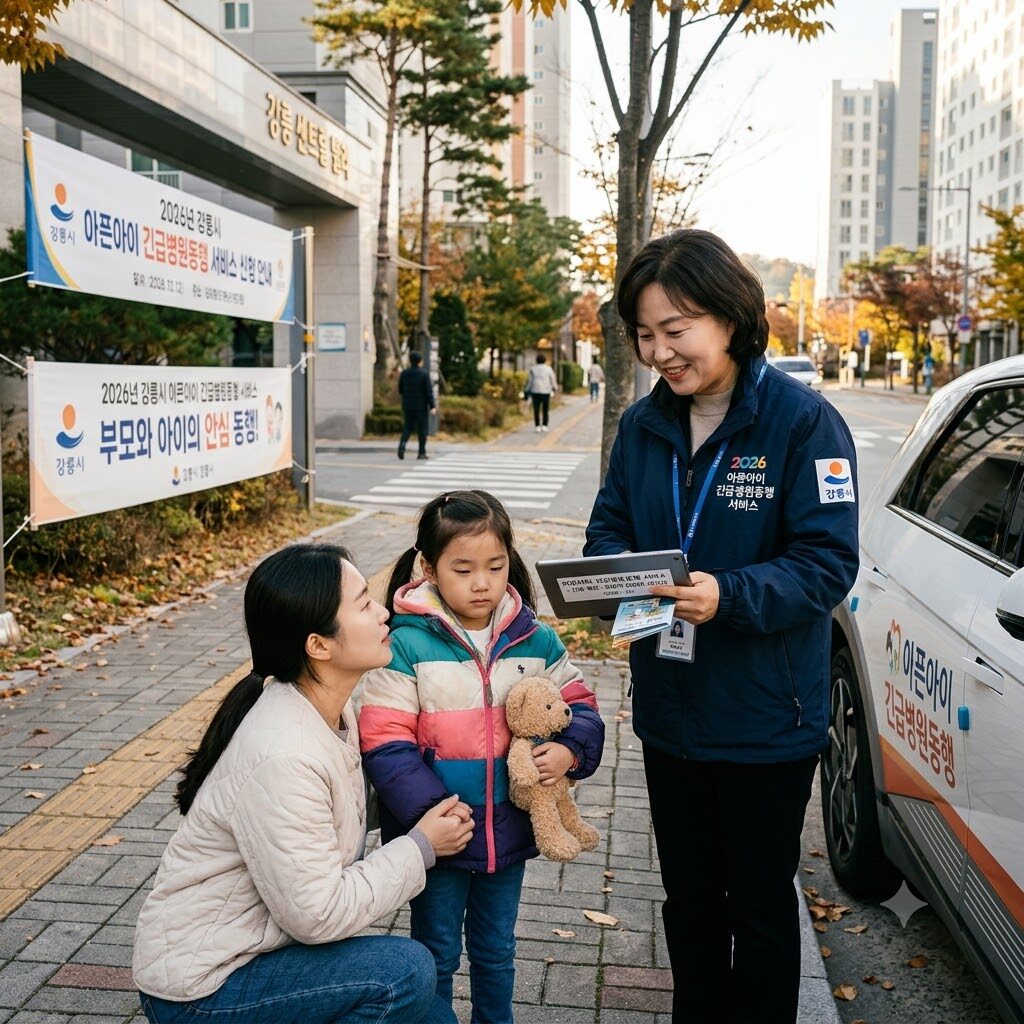 아픈아이 긴급병원동행 신청
