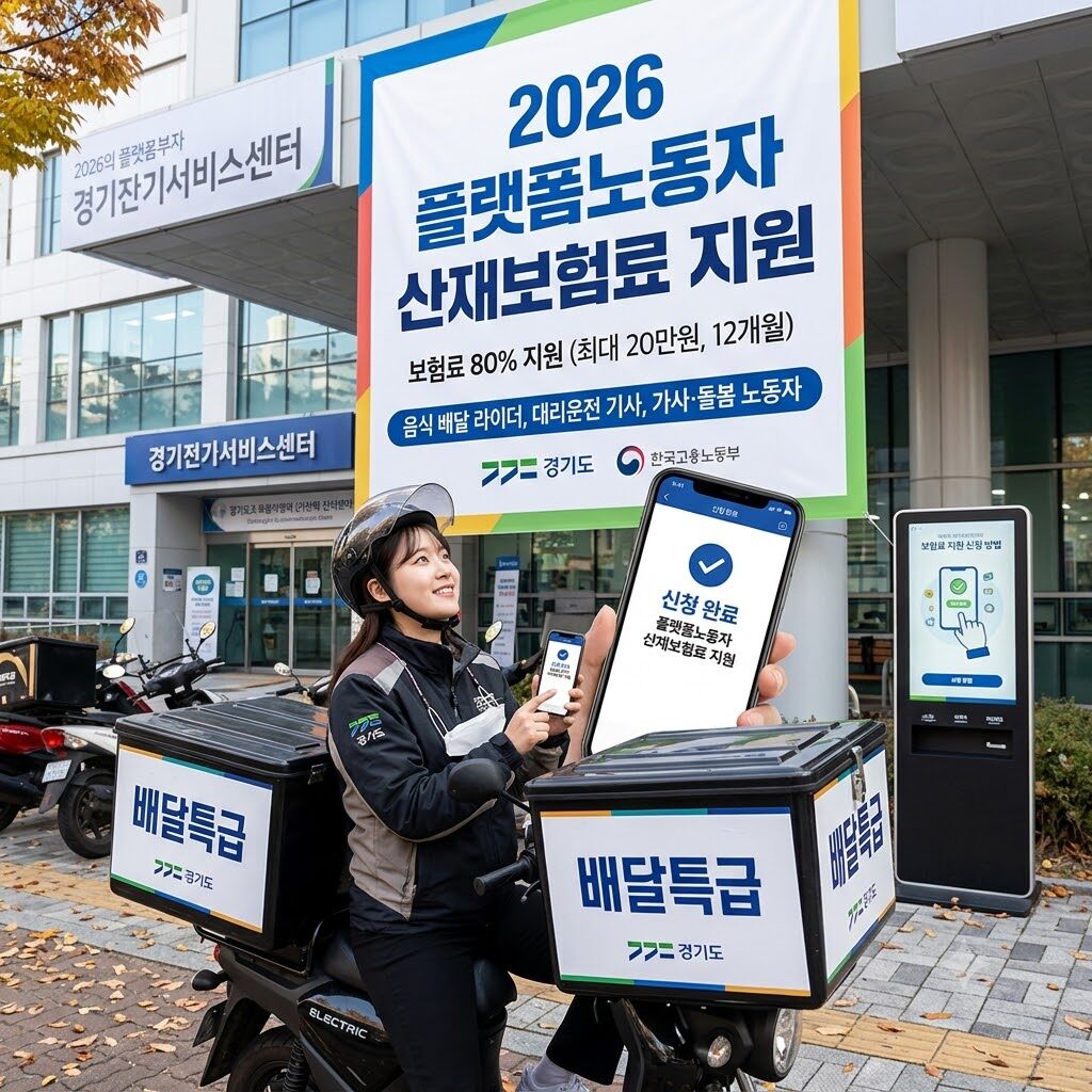플랫폼노동자 산재보험료 지원